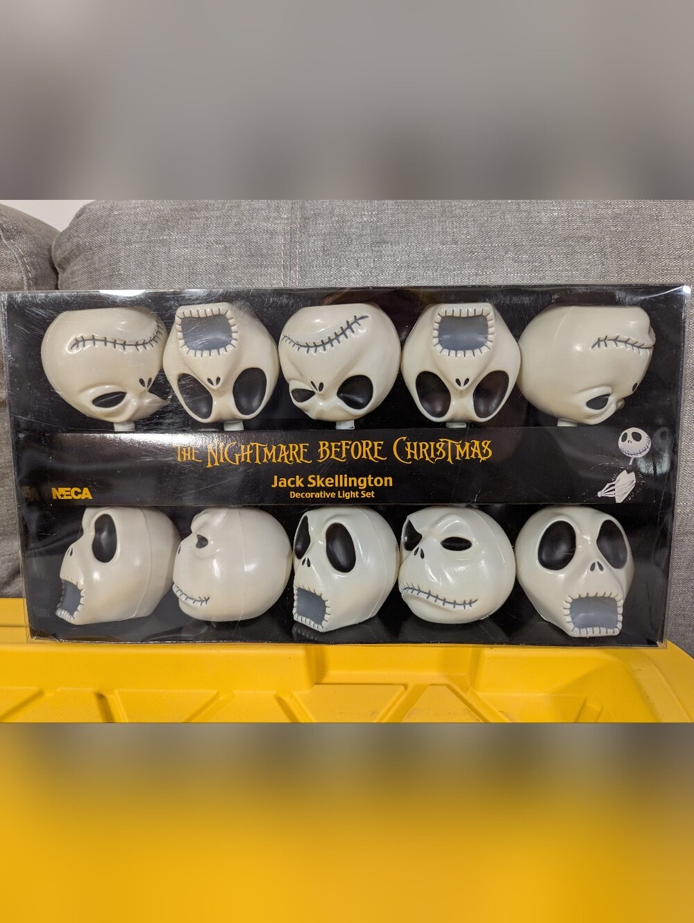The Nightmare Before Christmas Jack Skellington Decorative Light Set - White